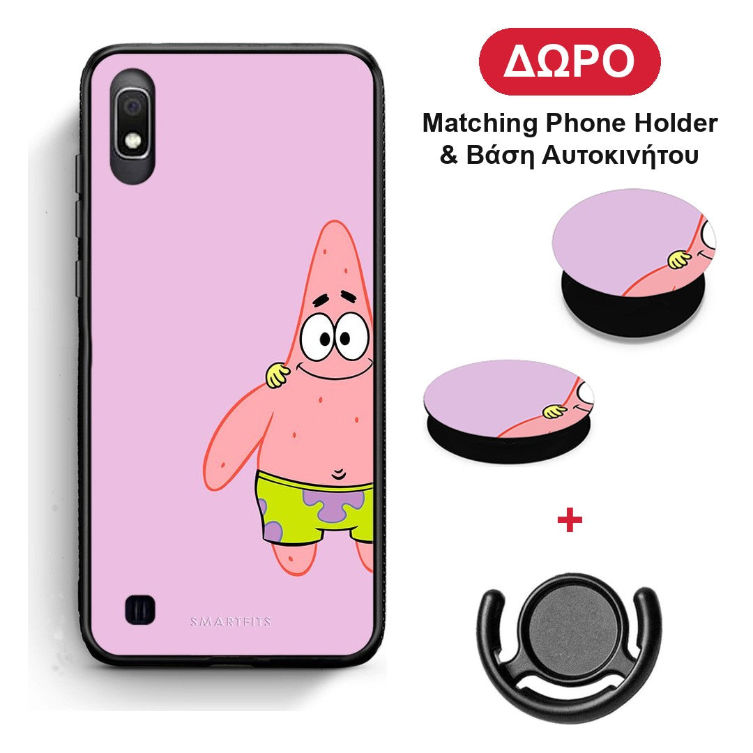Friends Patrick - Samsung Galaxy A10 θήκη + Δώρο Phone Holder & Βάση Αυτοκινήτου