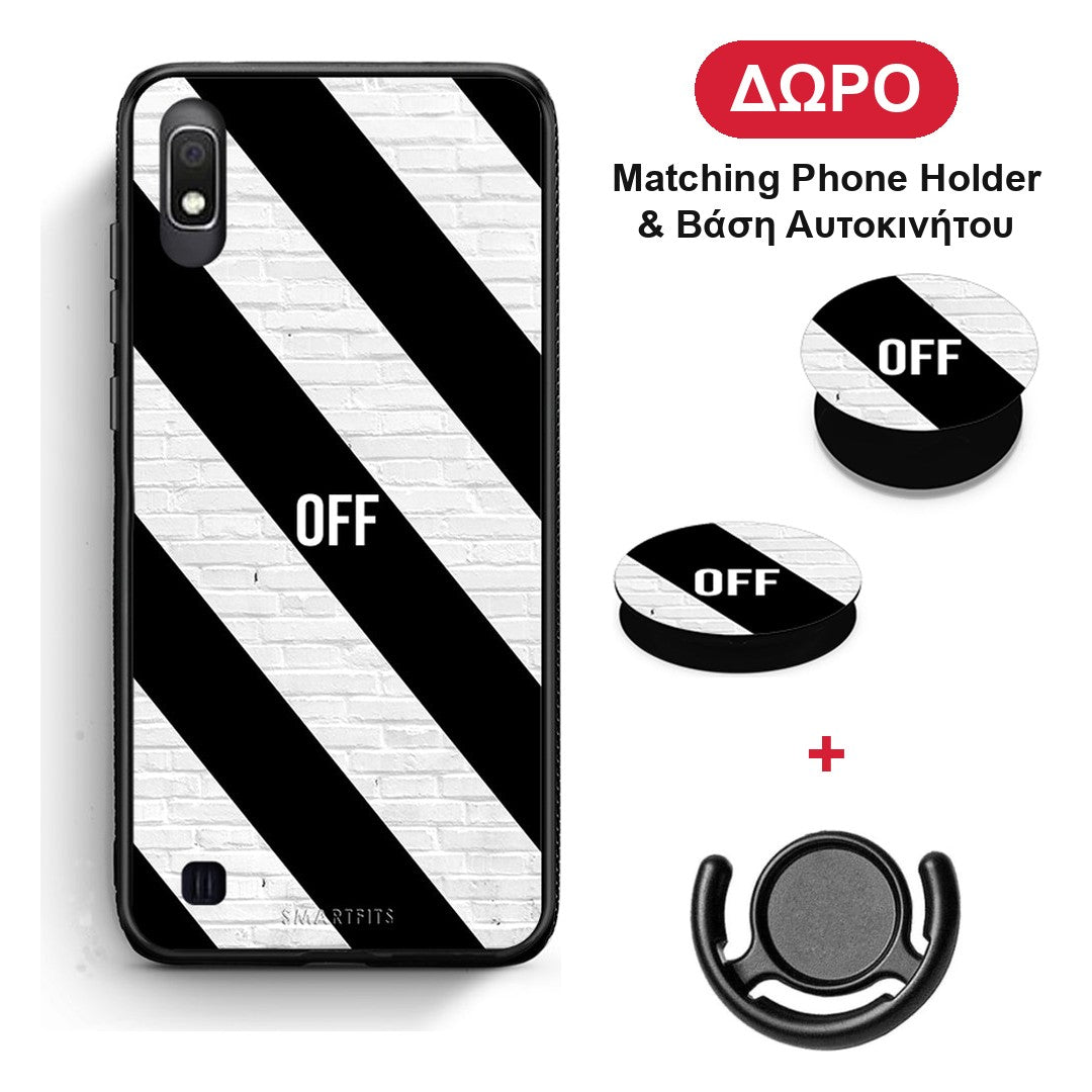 Get Off - Samsung Galaxy A10 θήκη + Δώρο Phone Holder & Βάση Αυτοκινήτου