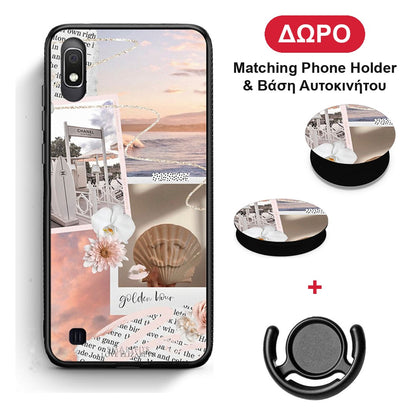 Golden Hour - Samsung Galaxy A10 θήκη + Δώρο Phone Holder & Βάση Αυτοκινήτου