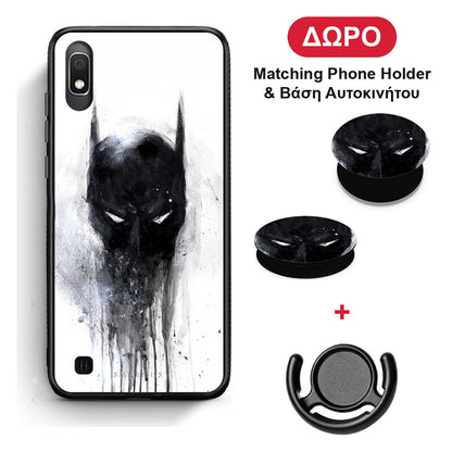 Hero Paint Bat - Samsung Galaxy A10 θήκη + Δώρο Phone Holder & Βάση Αυτοκινήτου
