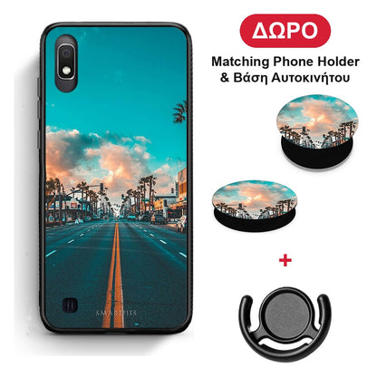 Landscape City - Samsung Galaxy A10 θήκη + Δώρο Phone Holder & Βάση Αυτοκινήτου