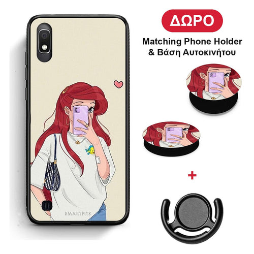 Walking Mermaid - Samsung Galaxy A10 θήκη + Δώρο Phone Holder & Βάση Αυτοκινήτου