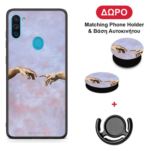 Adam Hand - Samsung Galaxy A11 / M11 θήκη + Δώρο Phone Holder & Βάση Αυτοκινήτου