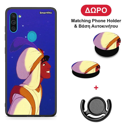 Alladin And Jasmine Love 1 - Samsung Galaxy A11 / M11 θήκη + Δώρο Phone Holder & Βάση Αυτοκινήτου