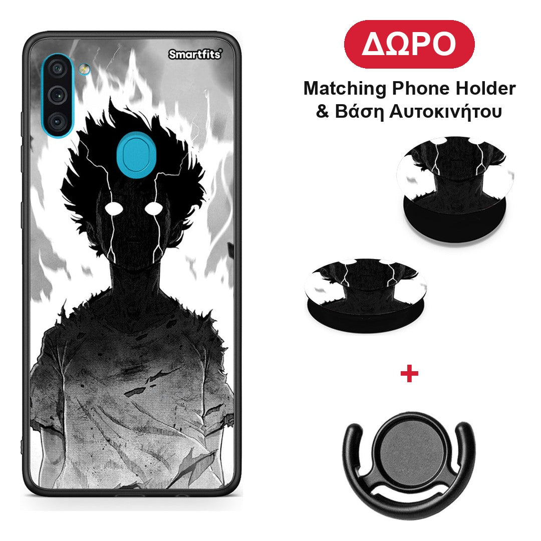 Anime Boy - Samsung Galaxy A11 / M11 θήκη + Δώρο Phone Holder & Βάση Αυτοκινήτου