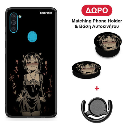 Anime Girl - Samsung Galaxy A11 / M11 θήκη + Δώρο Phone Holder & Βάση Αυτοκινήτου