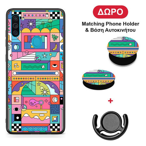 Bubbles Soap - Samsung Galaxy A11 / M11 θήκη + Δώρο Phone Holder & Βάση Αυτοκινήτου