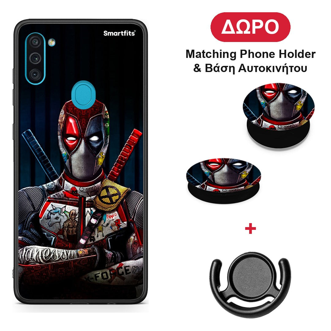 Funny Guy - Samsung Galaxy A11 / M11 θήκη + Δώρο Phone Holder & Βάση Αυτοκινήτου