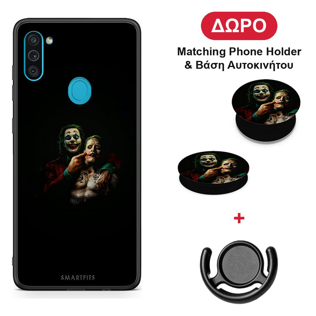 Hero Clown - Samsung Galaxy A11 / M11 θήκη + Δώρο Phone Holder & Βάση Αυτοκινήτου