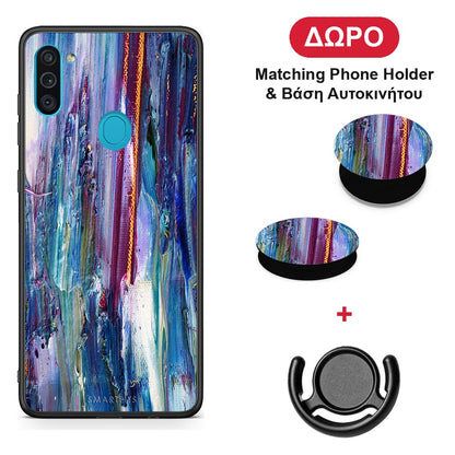 Paint Winter - Samsung Galaxy A11 / M11 θήκη + Δώρο Phone Holder & Βάση Αυτοκινήτου