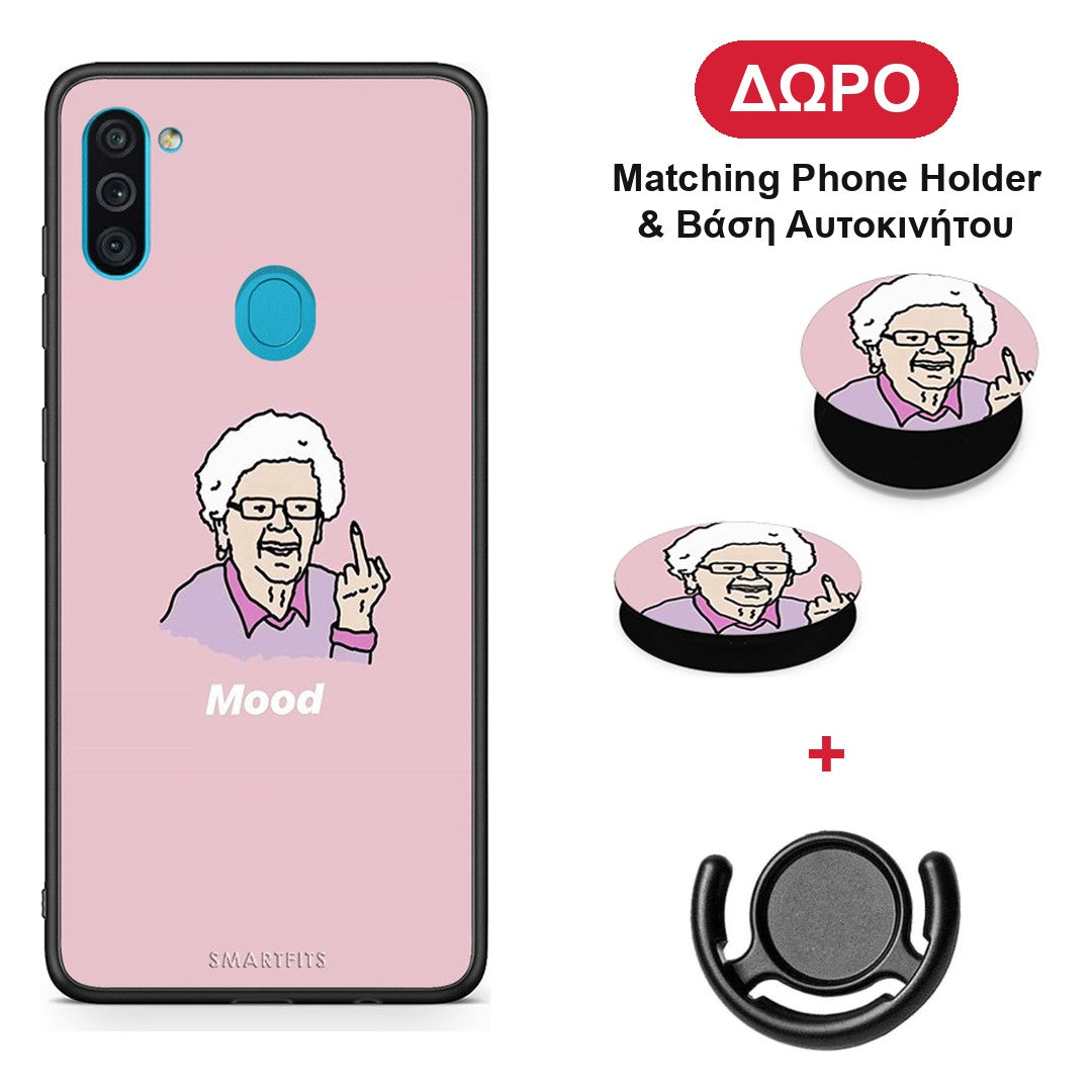 PopArt Mood - Samsung Galaxy A11 / M11 θήκη + Δώρο Phone Holder & Βάση Αυτοκινήτου