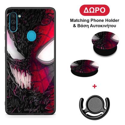 PopArt SpiderVenom - Samsung Galaxy A11 / M11 θήκη + Δώρο Phone Holder & Βάση Αυτοκινήτου