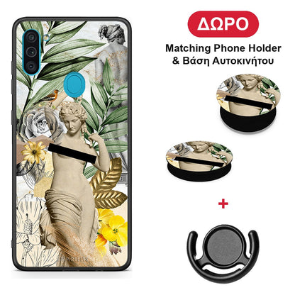 Woman Statue - Samsung Galaxy A11 / M11 θήκη + Δώρο Phone Holder & Βάση Αυτοκινήτου