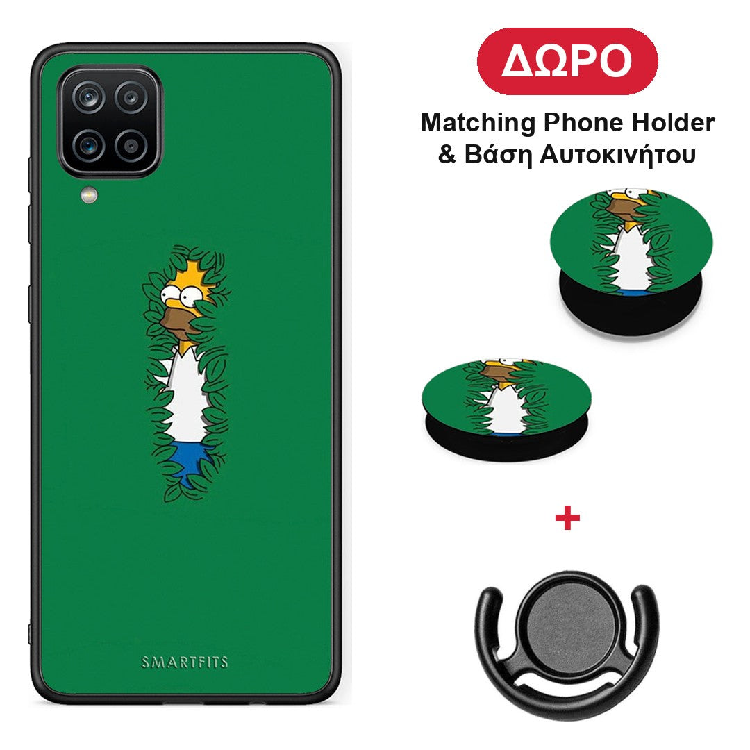Bush Man - Samsung Galaxy A12 θήκη + Δώρο Phone Holder & Βάση Αυτοκινήτου