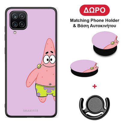 Friends Patrick - Samsung Galaxy A12 θήκη + Δώρο Phone Holder & Βάση Αυτοκινήτου