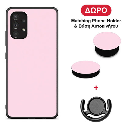 Pale Pink - Samsung Galaxy A13 4G θήκη + Δώρο Phone Holder & Βάση Αυτοκινήτου