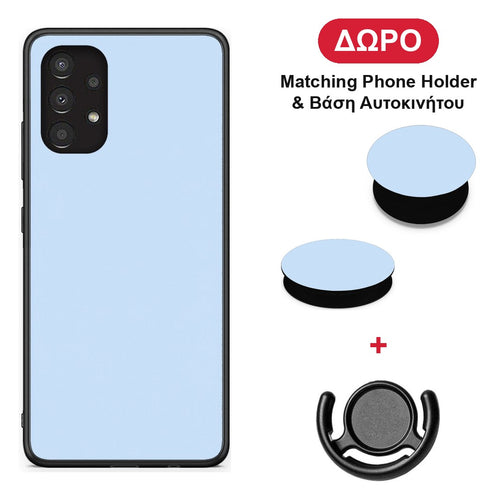 Powder Blue - Samsung Galaxy A13 4G θήκη + Δώρο Phone Holder & Βάση Αυτοκινήτου