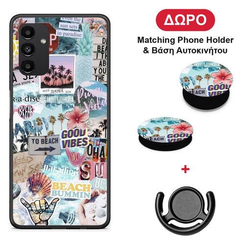 Summer Vibes - Samsung Galaxy A13 5G θήκη + Δώρο Phone Holder & Βάση Αυτοκινήτου