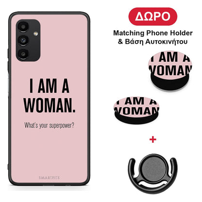 Superpower Woman - Samsung Galaxy A13 5G θήκη + Δώρο Phone Holder & Βάση Αυτοκινήτου