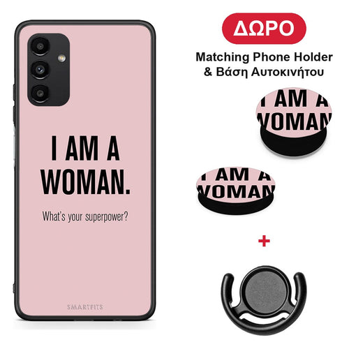 Superpower Woman - Samsung Galaxy A13 5G θήκη + Δώρο Phone Holder & Βάση Αυτοκινήτου
