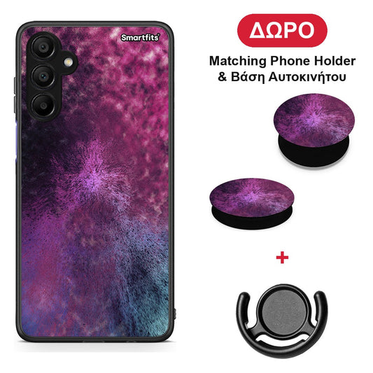 Galactic Aurora - Samsung A15 5G θήκη + Δώρο Phone Holder & Βάση Αυτοκινήτου