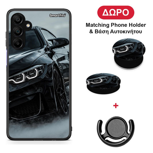 Black BMW - Samsung A15 5G θήκη + Δώρο Phone Holder & Βάση Αυτοκινήτου
