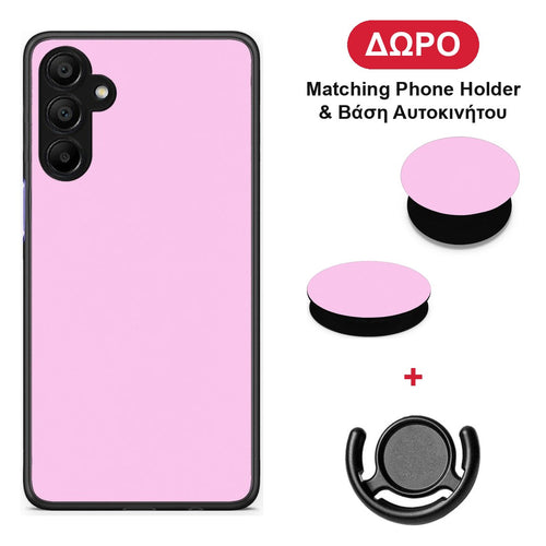 Cotton Candy Pink - Samsung A15 5G θήκη + Δώρο Phone Holder & Βάση Αυτοκινήτου