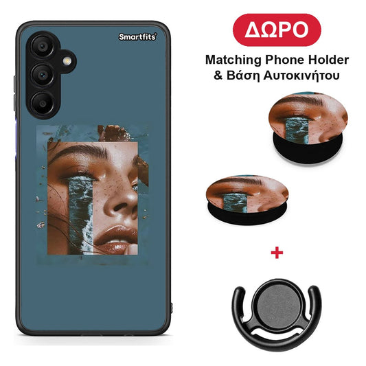 Cry An Ocean - Samsung A15 5G θήκη + Δώρο Phone Holder & Βάση Αυτοκινήτου