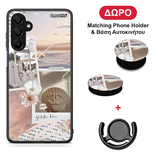 Golden Hour - Samsung A15 5G θήκη + Δώρο Phone Holder & Βάση Αυτοκινήτου