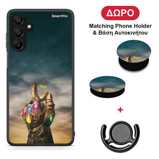 Infinity Snap - Samsung A15 5G θήκη + Δώρο Phone Holder & Βάση Αυτοκινήτου