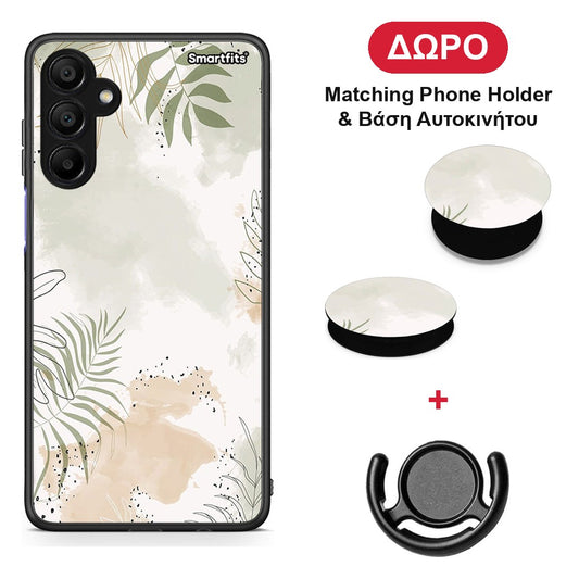 Nude Plants - Samsung A15 5G θήκη + Δώρο Phone Holder & Βάση Αυτοκινήτου