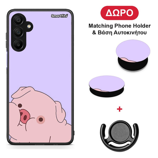 Pig Love 2 - Samsung A15 5G θήκη + Δώρο Phone Holder & Βάση Αυτοκινήτου