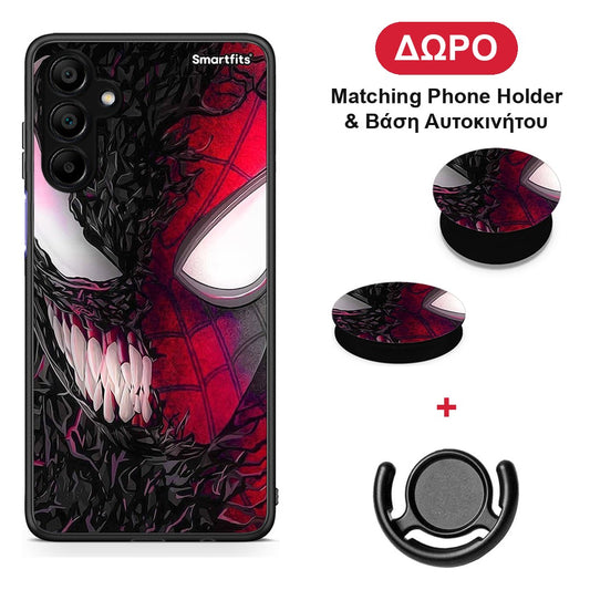 PopArt SpiderVenom - Samsung A15 5G θήκη + Δώρο Phone Holder & Βάση Αυτοκινήτου