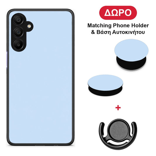 Powder Blue - Samsung A15 5G θήκη + Δώρο Phone Holder & Βάση Αυτοκινήτου