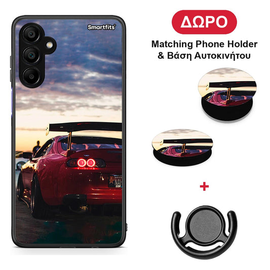 Racing Supra - Samsung A15 5G θήκη + Δώρο Phone Holder & Βάση Αυτοκινήτου