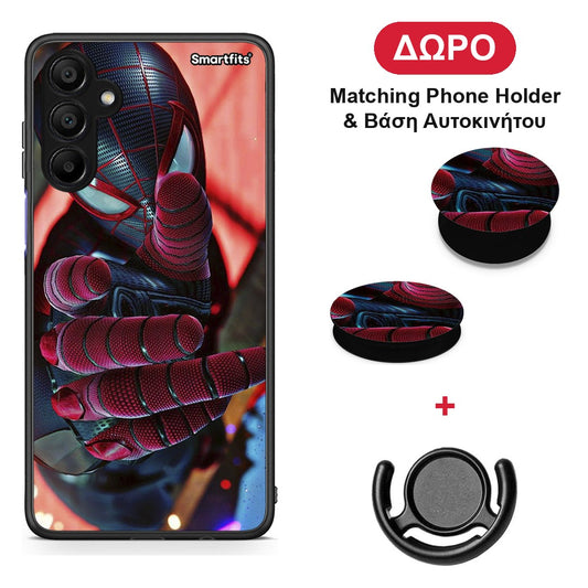 Spider Hand - Samsung A15 5G θήκη + Δώρο Phone Holder & Βάση Αυτοκινήτου