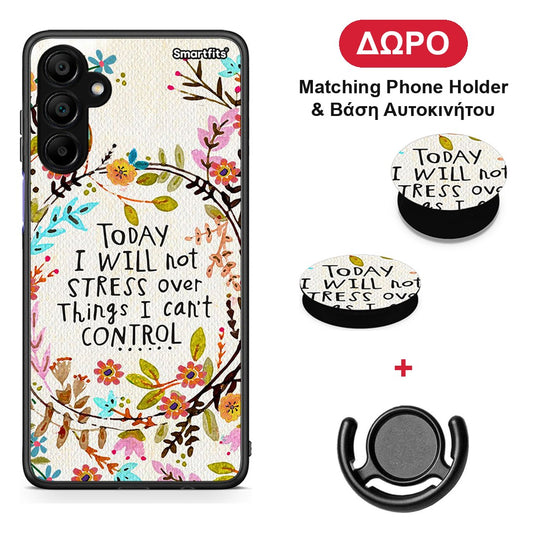 Stress Over - Samsung A15 5G θήκη + Δώρο Phone Holder & Βάση Αυτοκινήτου