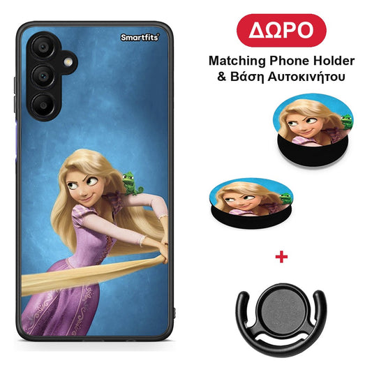 Tangled 2 - Samsung A15 5G θήκη + Δώρο Phone Holder & Βάση Αυτοκινήτου