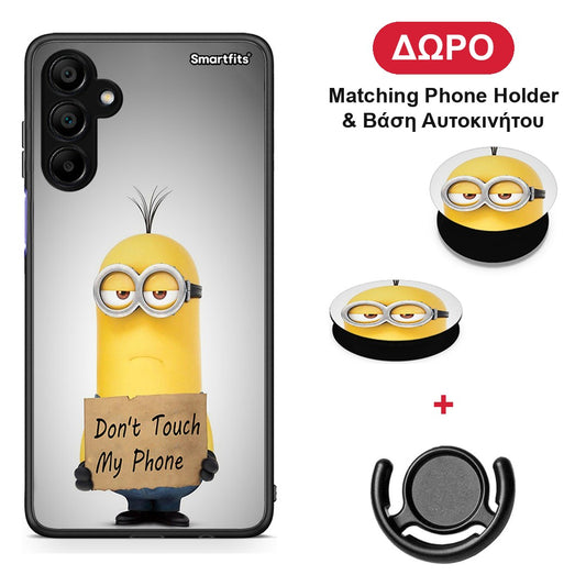 Text Minion - Samsung A15 5G θήκη + Δώρο Phone Holder & Βάση Αυτοκινήτου