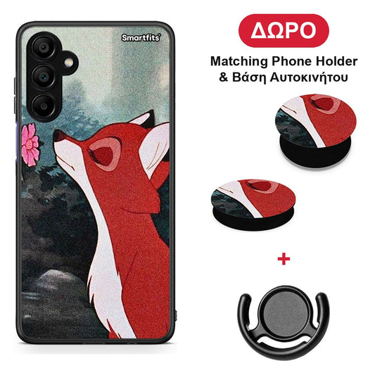 Tod And Vixey Love 2 - Samsung A15 5G θήκη + Δώρο Phone Holder & Βάση Αυτοκινήτου