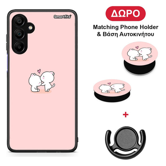 Valentine Love - Samsung A15 5G θήκη + Δώρο Phone Holder & Βάση Αυτοκινήτου