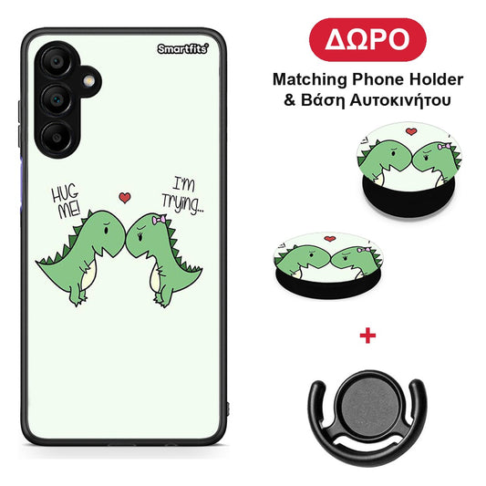 Valentine Rex - Samsung A15 5G θήκη + Δώρο Phone Holder & Βάση Αυτοκινήτου