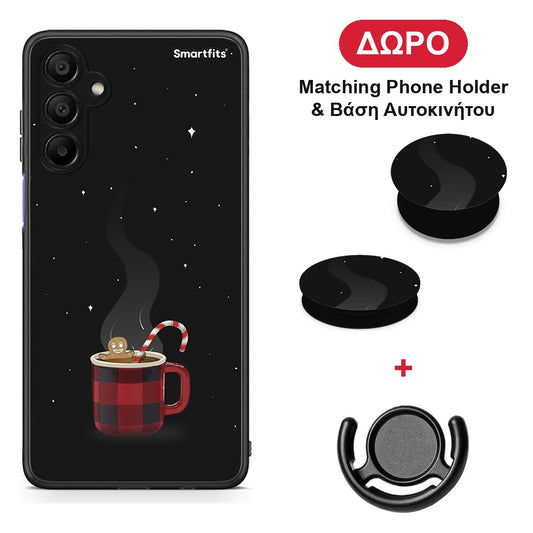 Xmas Bathing - Samsung A15 5G θήκη + Δώρο Phone Holder & Βάση Αυτοκινήτου