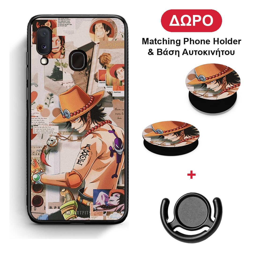 Anime Collage - Samsung Galaxy A20e θήκη + Δώρο Phone Holder & Βάση Αυτοκινήτου