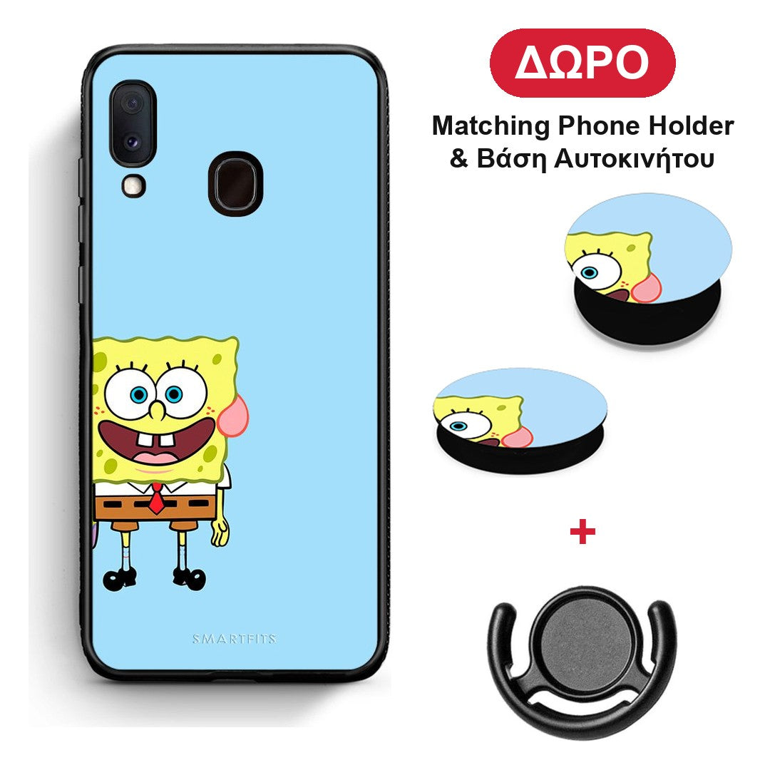 Friends Bob - Samsung Galaxy A20e θήκη + Δώρο Phone Holder & Βάση Αυτοκινήτου