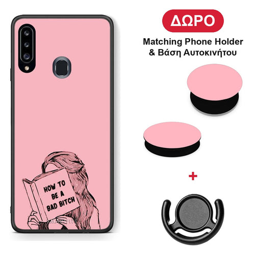 Bad Bitch - Samsung Galaxy A20s θήκη + Δώρο Phone Holder & Βάση Αυτοκινήτου