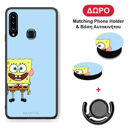 Friends Bob - Samsung Galaxy A20s θήκη + Δώρο Phone Holder & Βάση Αυτοκινήτου