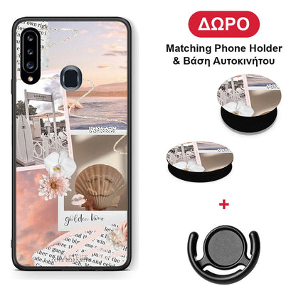 Golden Hour - Samsung Galaxy A20s θήκη + Δώρο Phone Holder & Βάση Αυτοκινήτου