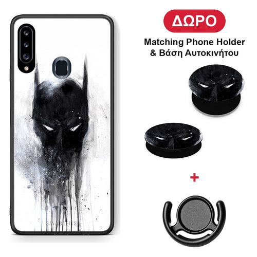 Hero Paint Bat - Samsung Galaxy A20s θήκη + Δώρο Phone Holder & Βάση Αυτοκινήτου