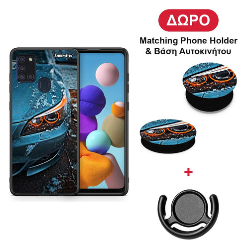 Bmw E60 - Samsung Galaxy A21s θήκη + Δώρο Phone Holder & Βάση Αυτοκινήτου